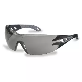 uvex pheos Safety Glasses 9192 285 HC/AF Black/Grey/Grey