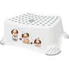 keeeper kids step stool tomek dogs, white, 80 kg load capacity, rubberized surface and feet 1864210034400