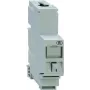 Rutenbeck UM-MA REG Modular Input Unit, 4 Potential-Free Contacts, Light Grey