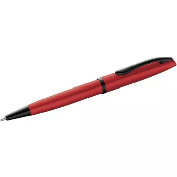 Pelikan Jazz Noble Elegance Ballpoint Pen, Red Metal, Twist-Action, Medium Blue Ink 300010128
