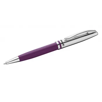 Pelikan Jazz Classic Ballpoint Pen, Violet Metal, Twist Mechanism, Blue Ink, Medium 300013899