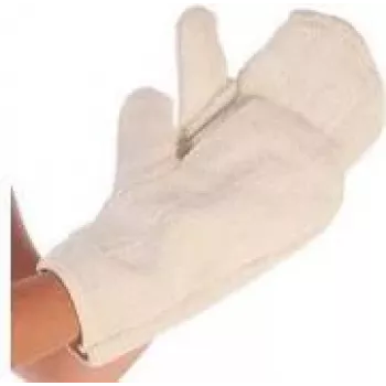 HYGOSTAR BACKFAUSTER Oven Mitt, Natural Cotton Terry, 330 mm, 1 Piece 33160