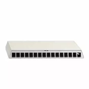 Rutenbeck Patch Panel PP-UM A-16 AP, 16-Port Surface-Mount, White 23911115
