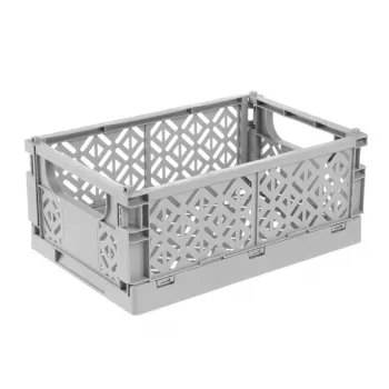 keeeper Mini Folding Box fritzi, Size M, Nordic Grey, 3.4 Litres, Foldable Decorative Box, Food-Safe, 1 Piece 1023313000000