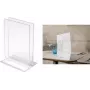 DEFLECTO DEMC150YTCRY A4 Portrait Double-Sided Clear Acrylic Brochure Holder