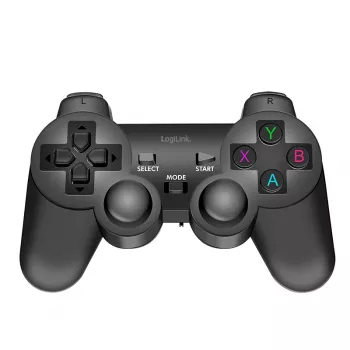LogiLink AA0187 Wireless Gaming Controller 2.4 GHz Black 8 m Range PC Android PS3