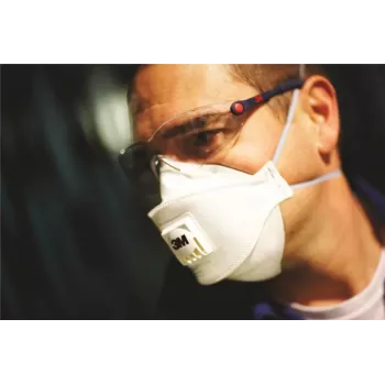 3M Aura 9332+BV FFP3 NR D Particulate Respirator with Cool Flow Valve, White, 1 pc 7000089312
