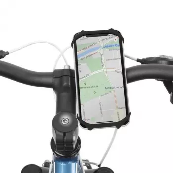 Renkforce RF-4413448 Universal Smartphone Holder with Suction Cup, Black