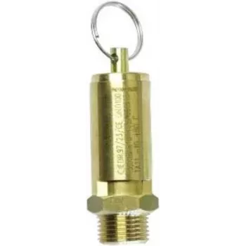 Aerotec Compressed Air Safety Valve 1/2 inch, 10 bar, Brass 9049104