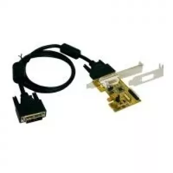 EXSYS EX-1095 PCI Express x1 2-Port RS232 Serial Adapter Card
