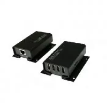 EXSYS EX-1444 4-Port USB 2.0 over Cat.5/6 Extender, up to 100 m