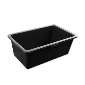 Bradas KTKP60 PVC Mortar Mixing Tub 60L Black with Profiled Edges