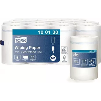 Tork Advanced M1 Centrefeed Wiper Roll, 1-Ply White, 275 m, 11 Rolls