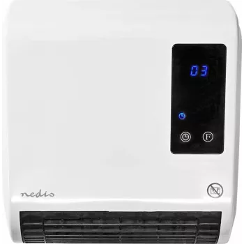Nedis HTBA20WT Ceramic Fan Heater 1500 W White/Grey for up to 20 m²