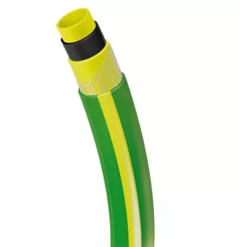 Bradas REFLEX Garden Hose, 1/2 inch, 50 m, 5-Layer with Polyester-TRICOT Reinforcement, Green/Yellow WFR1/250