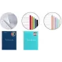 MIQUELRIUS College Block Notebook EMOTIONS, DIN A5, Pink Squared, 120 Sheets, 90 gsm White Paper, Spiral Bound, 4-Hole Punched, 1 Piece (MR46105)