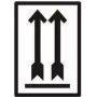 RILLPRINT 76870 Warning Label THIS SIDE UP! DO NOT TIP Permanent Adhesive White/Black 100 x 50 mm 500 Labels per Roll