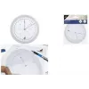 KANGARO K-4120100 Course Protractor, 126 mm, Transparent, 360° Graduation, 2 Rotating Discs