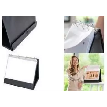 RILLSTAB RI94160 A4 Landscape Table Flipchart Sleeves, 10-Pack, Acid-Free Polypropylene, Transparent