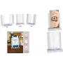 EUROPEL Adjustable Table Brochure Holder, 1 Compartment, Crystal Clear Polystyrene, 3-Step Angle, A4 Portrait 350078