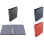 KANGARO K-2303 Ring Binder, 17-Ring Mechanism, DIN A5, Red, Laminated Cardboard, 19 mm Spine