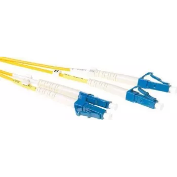 ACT 0.25m LSZH Singlemode OS2 Duplex LC Fiber Patch Cable RL9952