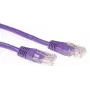 ACT IB4715 Cat5e U/UTP Network Patch Cable, RJ45, Violet, 15 m