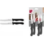 Metaltex Basic Snack Knife Set, 4-Piece, Black Handle, Stainless Steel 259823001