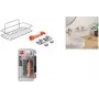 Metaltex Reflex Luxy Vacuum-Fix Wall Shelf Silver 1-Tier 403329000