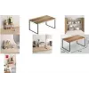 Metaltex York Lava Spice Rack, 1 Tier, Oiled Acacia Wood Shelf, Non-Slip Feet, Dark Grey 350808000