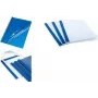 PAVO Thermal Binding Cover A4, 3 mm, Leather Look Blue, Transparent Front, 1 pc 8011575
