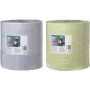 TORK Industrial Wiping Paper Roll, 3-ply, Green, 340 m, Perforated, Embossed, 1 Roll (129364)