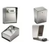 PAVO Mini Key Safe Stainless Steel for 1 Key, Silver, 4-Digit Combination Lock 8025862