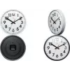 NEXTIME NXT Quartz Wall Clock 260 mm Black Case White Dial 7308ZW