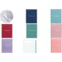 MIQUELRIUS Collegeblock Notebook EMOTIONS, DIN A4, Light Blue Squared, 80 Sheets, 90 gsm, 1 Piece MR46058