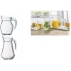 Esmeyer Arcoroc ARC Glass Pitcher, 1.0 L, Tempered Glass, Without Lid, 6-Pack (410-018)