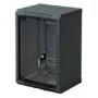 Triton 10 inch Wall-Mount Cabinet 6U 300mm Deep, Glass Door, Black RAL 9005 RBA-06-AS3-BAX-C1