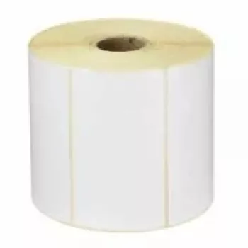 Zebra Z-Select 2000T Thermal Transfer Label Roll - Matt White Coated Paper, Permanent Acrylic Adhesive, 25.4 x 88.9 mm, 6 Rolls x 5180 Labels