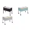 DURABLE ECONOMY DUO 100 A4 Suspension File Trolley, 2 Tiers, 100 File Capacity, Black 308223