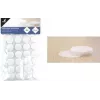 KANGARO K-5062 Self-Adhesive Velcro Dots, 20 mm, White, 100 Pairs