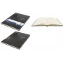 KANGARO Design Sketchbook A4, 80 Sheets, 140 gsm, Cream White, Acid-Free, Hardcover, Black K-5566