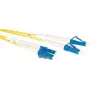 ACT 4m LSZH Singlemode OS2 Duplex Fiber Patch Cable LC-LC 9/125 RL9904