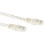 ACT Cat6a U/UTP Patch Cable, 0.25m, Ivory, RJ45, 10Gbps, 500MHz IB3352