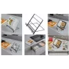 Metaltex Tokyo LAVA Matte Black Cookbook Holder 352918000