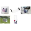 Metaltex Click Radiator & Balcony Clothes Drying Rack, Silver/Black, 3 m Drying Length, Foldable, Epoxy Coated Steel, 5 Rods 405810039