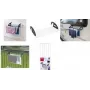 Metaltex Click Radiator & Balcony Clothes Drying Rack, Silver/Black, 3 m Drying Length, Foldable, Epoxy Coated Steel, 5 Rods 405810039