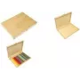 KANGARO K-830060 Wooden Pen Tray, 280 x 200 x 30 mm, Natural