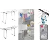 Metaltex Hydra ONYX Winged Clothes Dryer, Matte Black, 20 m Drying Length, Epoxy-Coated Steel 407937000