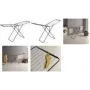 Metaltex Horizon ONYX Winged Drying Rack, 20 m Drying Space, Black Epoxy-Coated Steel, Foldable, Adjustable Double Grids 407940000