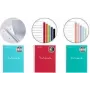 MIQUELRIUS Collegeblock Notebook EMOTIONS, DIN A4, Turquoise Squared, 120 Sheets, 90 gsm White Paper, Spiral Bound, 4-Hole Punched, Micro-Perforated, 1 Piece (MR46073)